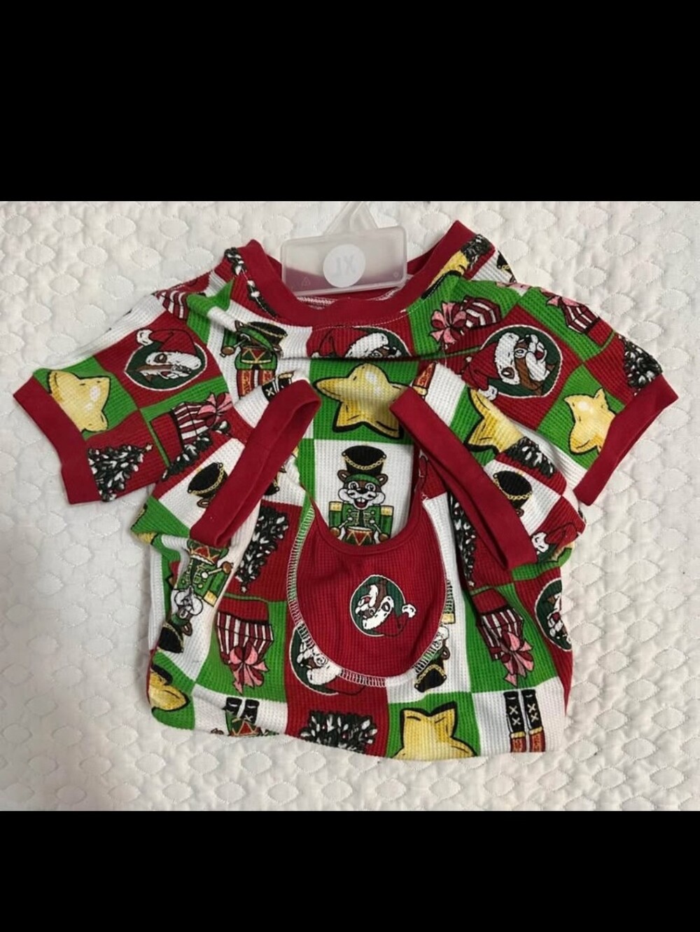 Bucees dog pajamas size XL onesie